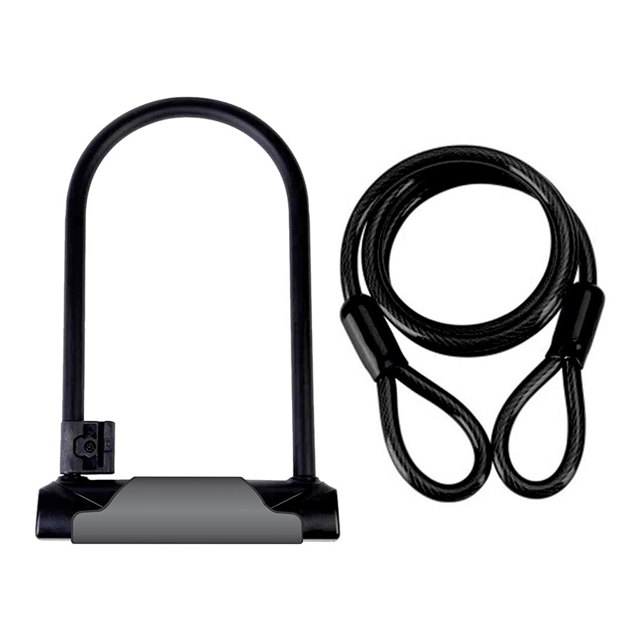 Evo LockDown Plus Bicycle U Lock and Cable Combo