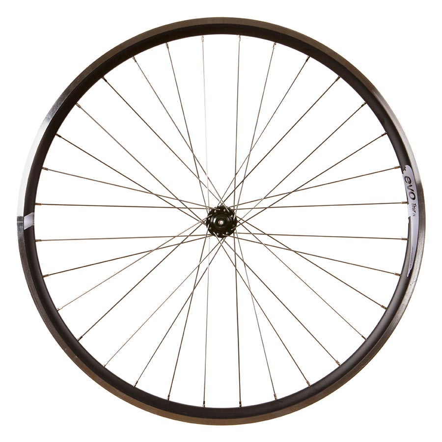 Black Evo Tour 16 - 700c Bicycle Wheel - Rim Brake