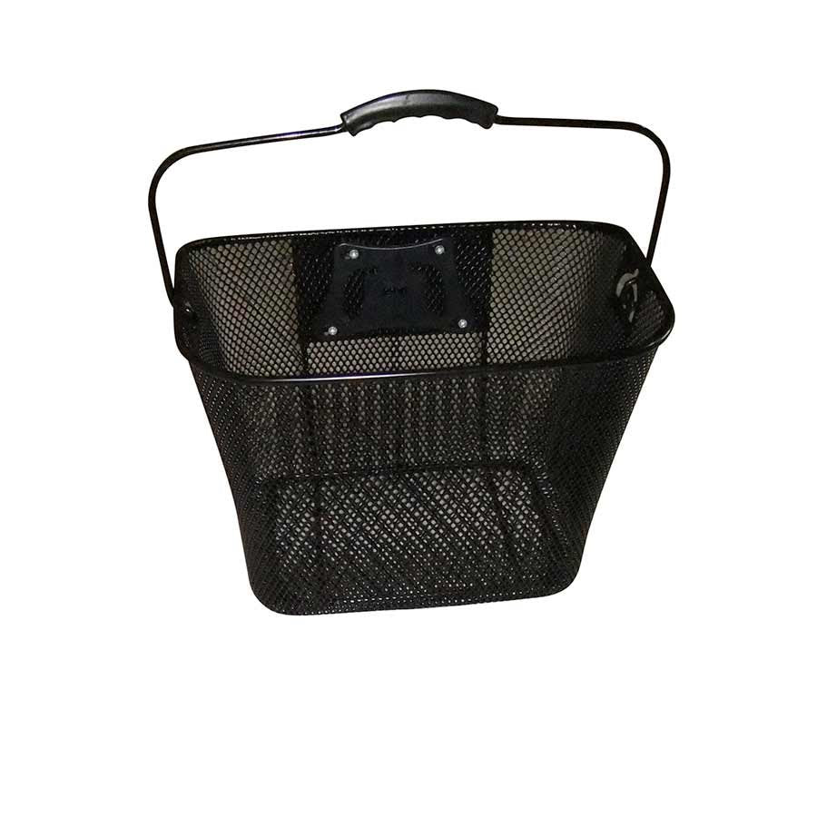 Black mesh bike basket sale