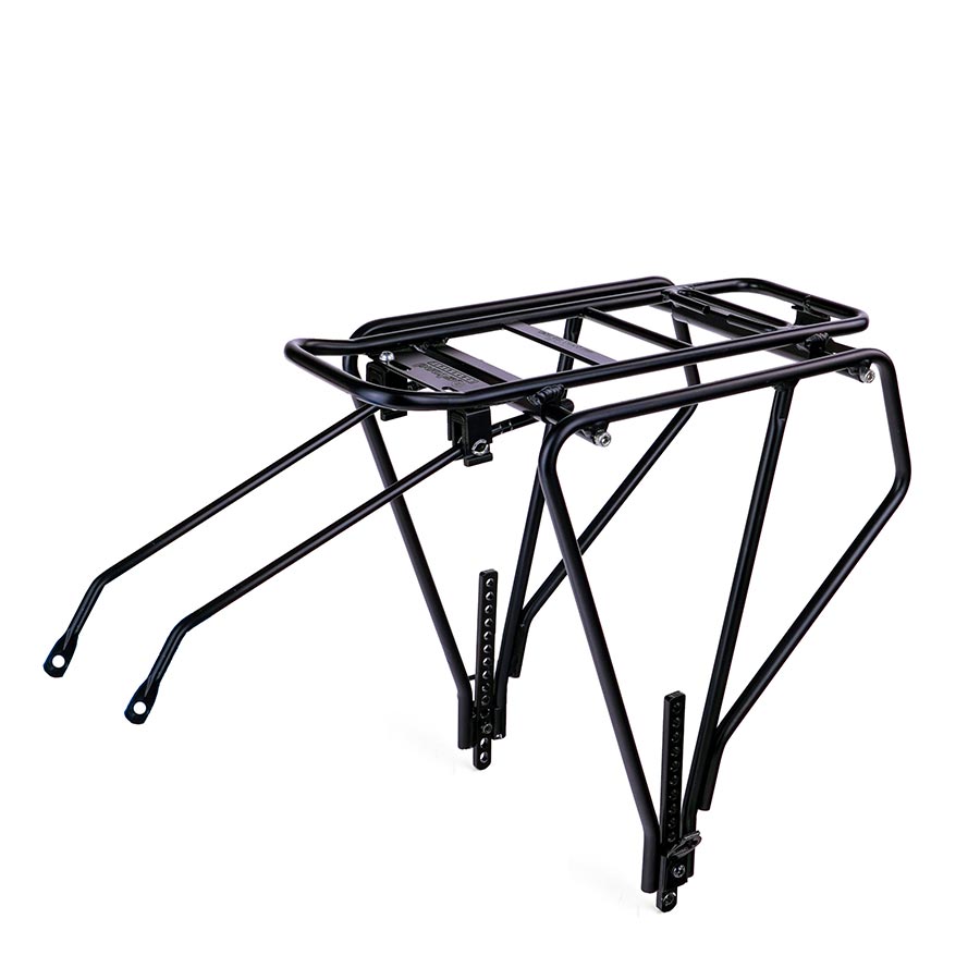 Rear black Adjustable Width Bike Rack for Plus and Fat Bike
