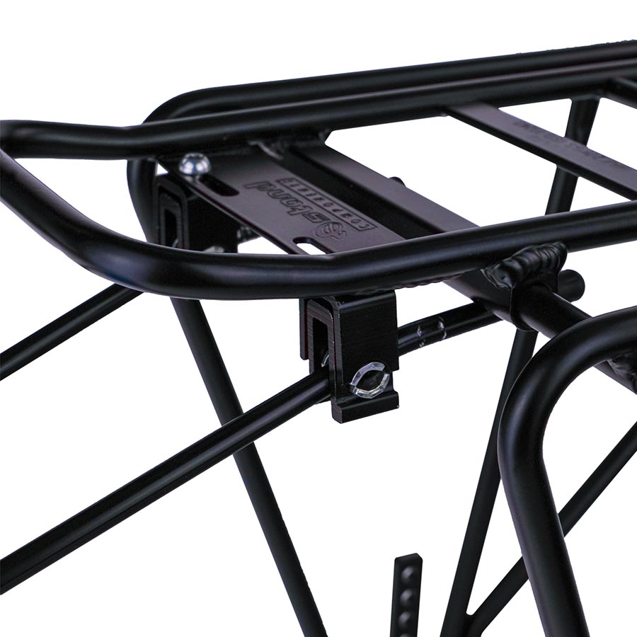 Rear black Adjustable Width Bike Rack for Plus and Fat Bike