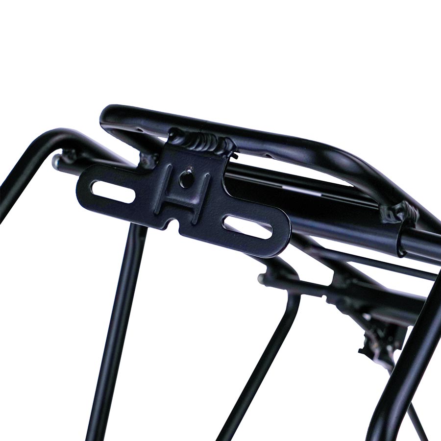 Rear black Adjustable Width Bike Rack for Plus and Fat Bike