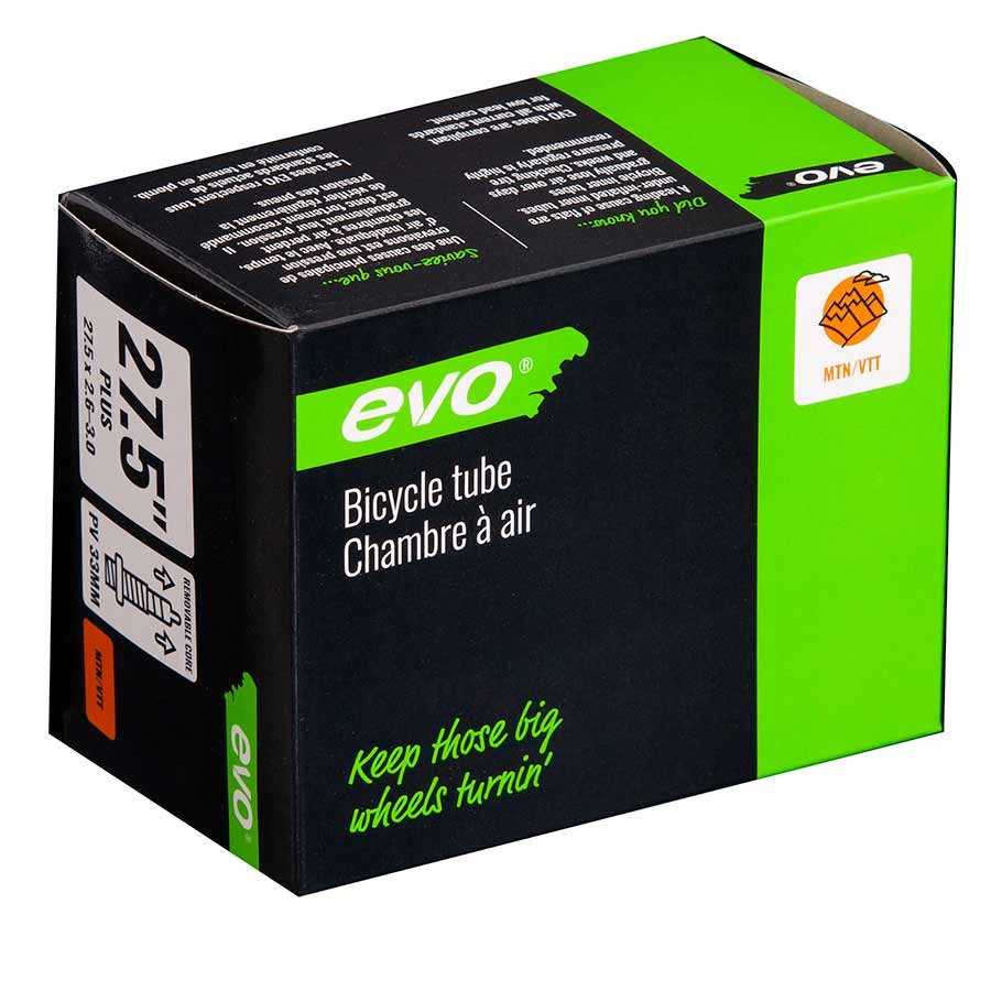 Evo Presta Long Valve Bicycle Inner Tubes Various Sizes Bike Tubes EVO Bicycles