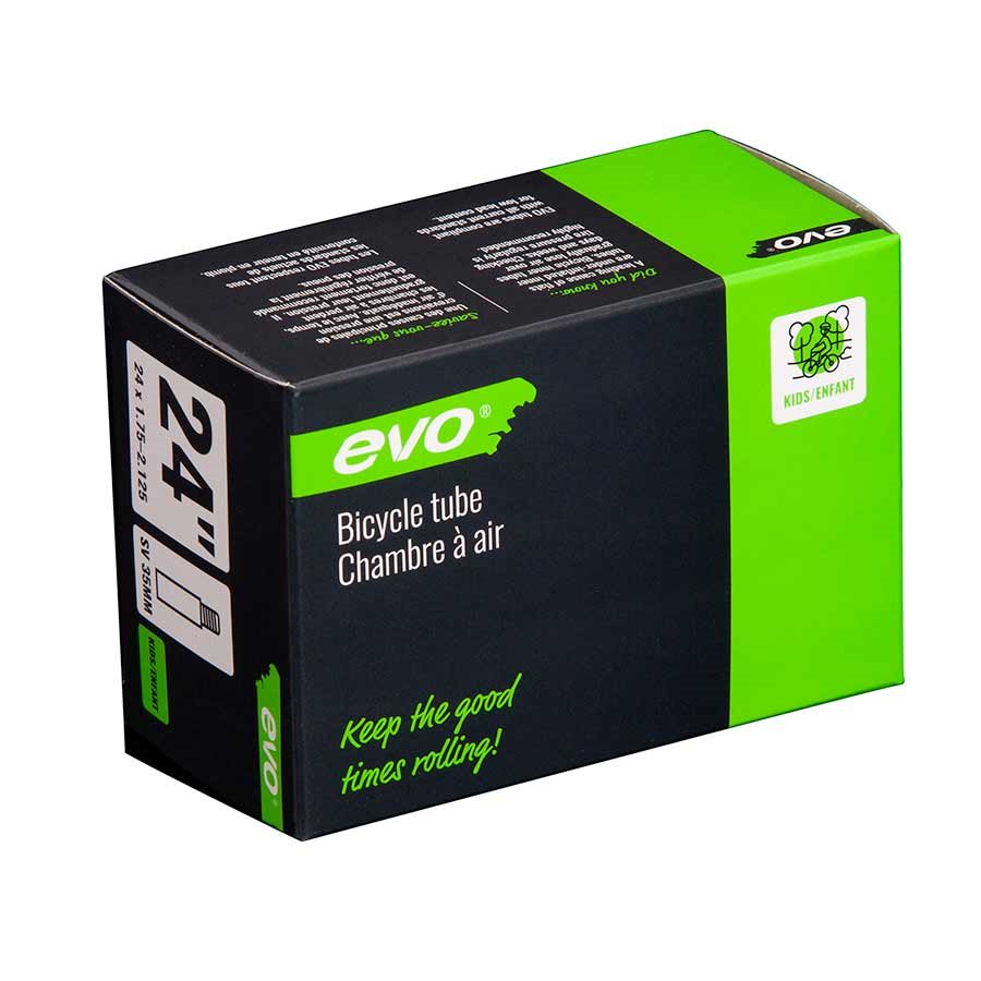 Evo Schrader Valve Bicycle Inner Tubes Multiple Sizes Bike Tubes EVO Bicycles