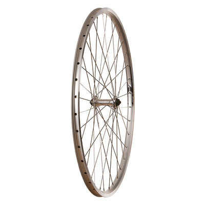Silver Evo Tour 19 - 700c Bicycle Wheel - Silver - Rim Brake