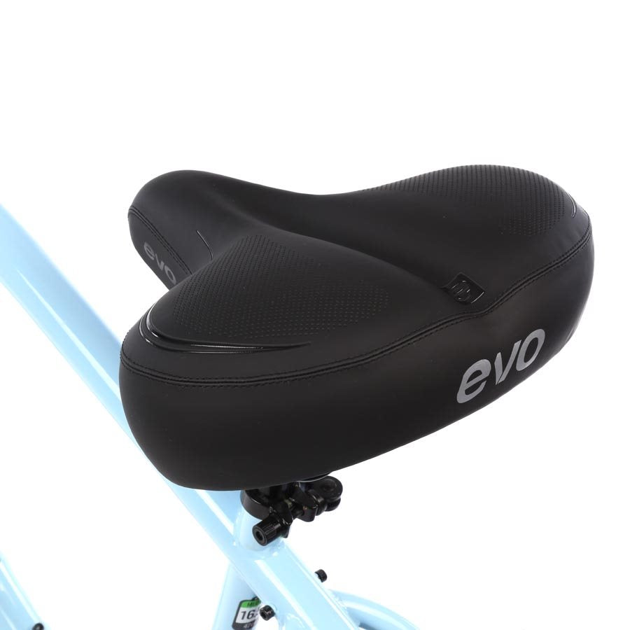 Black Padded Evo Cruiser Bicycle Saddle/Seat