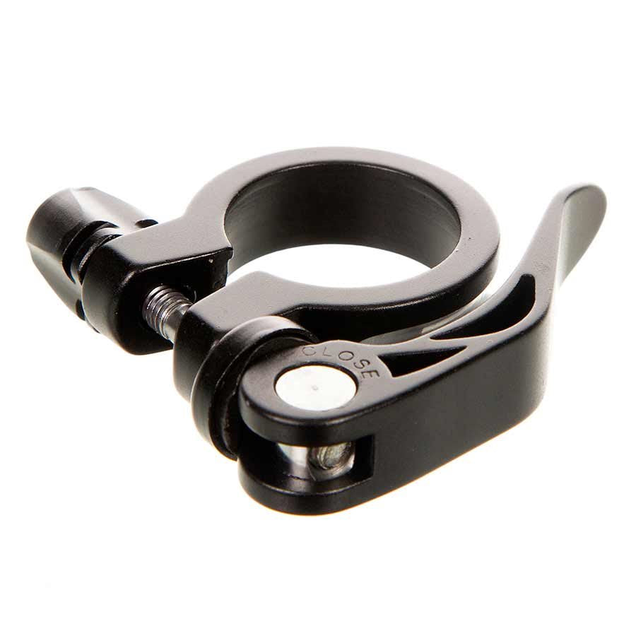 Black Evo Integrated Quick Release Bicycle Seatpost Clamp