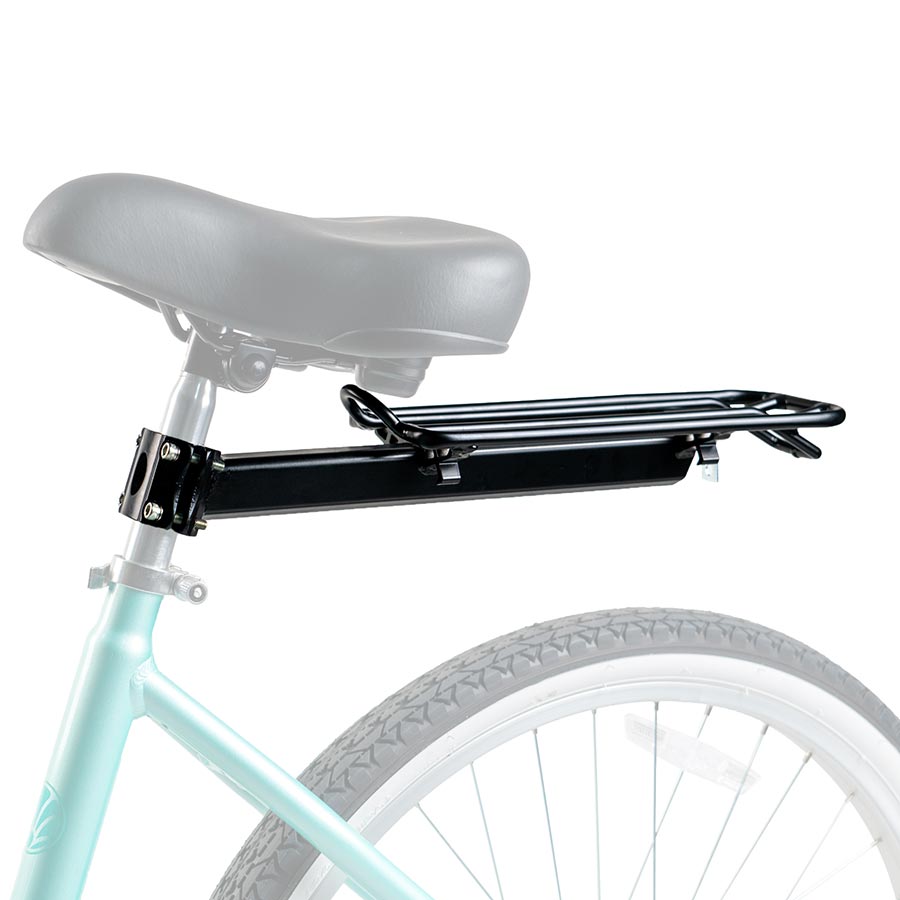 Seatpost mounted store bike rack