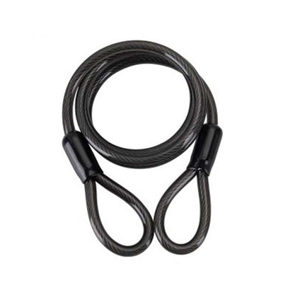 Black Evo LockUp Coil Bicycle Cable